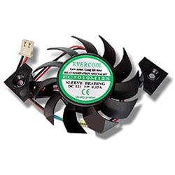 Evercool Video Card Cooler Replacement Fan 50mm x 10mm for Square Frame Heatsink VC-EC5010M12S-I