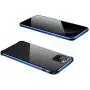 Privacy Magnetic Case for iPhone X/XS 5.8'' Anti Peep Clear Double Sided Tempered Glass [Reinforced 4 Corners Silicone] [Magnet Absorption Metal Bumper Frame] Thin Anti-Spy Full Protective Phone Case