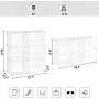 SONGMICS Cube Storage Unit, Interlocking Metal Wire Organizer with Divider, Modular Cabinet, Bookcase for Closet Bedroom Kid’s Room, Includes Rubber Mallet, 32.7 x 12.2 x 36.6 Inches, White ULPI36W SONGMICS Cube Storage Unit, Interlocking Metal Wire Organizer with Divider, Modular Cabinet, Bookcase for Closet Bedroom Kid’s Room, Includes Rubber Mallet, 32.7 x 12.2 x 36.6 Inches, White ULPI36W
