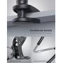 Phone Holder Bed Gooseneck Mount - Lamicall Cell Phone Clamp Clip for Desk, Flexible Lazy Long Arm Headboard Bedside, Overhead Mount Stand, Compatible with Phone 12 Mini 11 Pro Xs Max XR X 8 7 6 Plus