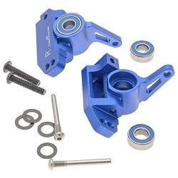 RC Alloy Caster Block&Steering Blocks for Traxxas 1/10 2WD Slash, Stampede, Rustler, Nitro Slash-Replaces Part 3632(Pair)