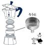 Bialetti 06610 Moka Express 3-Cup Replacement Funnel