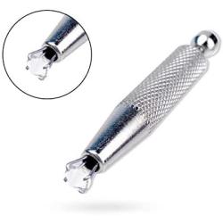 TANJIN Mini Jewelry Gemstone Pick Up Holder Tool 4 Prongs Diamond Claw Tweezers Parts Beads Gems Prong Tweezer Stainless Steel Jeweler Making Tools