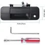 WARMQ Tailgate Handle - Exterior Door Handles with Keyhole for 2007-2013 Toyota Tundra, Replacement of 69090-0C040, 690900C040, 81213 WARMQ Tailgate Handle - Exterior Door Handles with Keyhole for 2007-2013 Toyota Tundra, Replacement of 69090-0C040, 690900C040, 81213