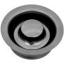 LQS Kitchen Sink Garbage Disposal Flange and Sink Stopper, fit 3-1/2 Inch Standard Sink Drain Hole Colour Gunmetal