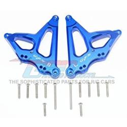 GPM for Traxxas Unlimited Desert Racer 4X4 (#85076-4) Upgrade Parts Aluminum Rear Damper Mount - 1Pr Set Blue