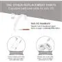 Beats Accessories Solo 3 Replacement Hinge Parts Repair Kit Compatible with Beats by Dre Solo 3.0 Wireless A1796 Headphones (White) Beats Accessories Solo 3 Replacement Hinge Parts Repair Kit Compatible with Beats by Dre Solo 3.0 Wireless A1796 Headphones (White)