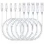 iPhone Charger Cable 6ft 5Pack,iPhone Cable 6 Foot Ailawuu iPhone Cord Sync USB Fast Charging Compatible with iPhone 11/11 Pro/Pro Max/X/XS Max/XR/8/8 Plus/7/7 Plus/iPad/iPod (White) iPhone Charger Cable 6ft 5Pack,iPhone Cable 6 Foot Ailawuu iPhone Cord Sync USB Fast Charging Compatible with iPhone 11/11 Pro/Pro Max/X/XS Max/XR/8/8 Plus/7/7 Plus/iPad/iPod (White)