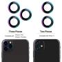 ETESTAR iPhone 11 Pro Max Camera Lens Protector, Metal Lens Cover Glass Ring Coverage Dust Proof Anti-Scratch Case Friendly for iPhone 11 6.1 / 11 Pro 5.8/ 11 Pro Max 6.5'' [Set of 3] - Faded Color