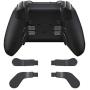 Elite Controller Paddles,Metal Stainless Steel Replacement Parts for Xbox One Elite Controller Series 2 Model 1797-4 PCS (Black)