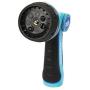 Aqua Joe AJHN102 Heavy Duty Indestructible Metal Multi Function Adjustable Hose Nozzle, w/Smart Throttle,w/ Smart Throttle