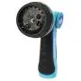 Aqua Joe AJHN102 Heavy Duty Indestructible Metal Multi Function Adjustable Hose Nozzle, w/Smart Throttle,w/ Smart Throttle