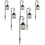 GOODSMANN Landscape Lighting Low Voltage Path Lights 1.1 Watt LED Floodlight with Metal Stake and Connector 32 Lumens Outdoor Lighting for Driveway, Yard, Lawn, Garden (6 Pack) 9920-4110-06