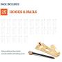 Plaster Picture Hangers 30 lbs - 25 Pack - Picture Hanging Nails - OOK Picture Hanging Hooks - Picture Hang Solutions