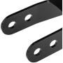 Heavy Metal Suspensions - Fits 1999-2018 Chevrolet Silverado 1500 6-lug (2WD 4WD) 1'' - 2'' Rear Drop Shackles High Strength Carbon Steel Drop Kit