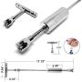 Manelord Auto Body Dent Repair Tool - Dent Repair kit with Slide Hammer T bar Dent Puller for Car Body Hail Dent Removal Dent Remover Automobile Body Repair