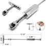 Manelord Auto Body Dent Repair Tool - Dent Repair kit with Slide Hammer T bar Dent Puller for Car Body Hail Dent Removal Dent Remover Automobile Body Repair Manelord Auto Body Dent Repair Tool - Dent Repair kit with Slide Hammer T bar Dent Puller for Car Body Hail Dent Removal Dent Remover Automobile Body Repair