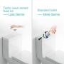 Techo Touchless Toilet Flush Kit with 8” Sensor Range, Adjustable Sensor Range and Flush Time, Automatic Motion Sensor Toilet Flush Kit Powered by Batteries