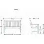 POLYWOOD GNB48MA Vineyard 48'' Bench, Mahogany