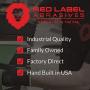 Red Label Abrasives 6 X 48 Inch 80 Grit Metal Grinding Ceramic Sanding Belts, Extra Long Life, 2 Pack