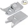 Addicted DEPO - Universal Zig Zag Straight Stitch Snap-On Presser Foot 2PCS for 15 Class Low Shank Sewing Machines