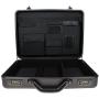 World Traveler European-Style Gun Metal Aluminum Laptop Attache Case, Silver, One Size