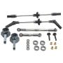 Tongina Metal Upgrade Full Metal Spare Part Accessories Set Bridge Axle Bearing Linkages for WPL B14 B16 B24 C14 C24 (for 6WD)