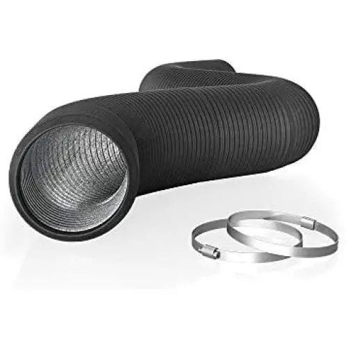 AC Infinity Flexible 4-Inch Aluminum Ducting, Heavy-Duty Four-Layer Protection, 8-Feet Long for Heating Cooling Ventilation and Exhaust AC Infinity Flexible 4-Inch Aluminum Ducting, Heavy-Duty Four-Layer Protection, 8-Feet Long for Heating Cooling Ventilation and Exhaust