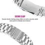 Kartice Metal Bands Compatible with Samsung Galaxy Watch 46mm Bands Gear S3 Frontier No Gaps Band, 22mm Solid Stainless Steel No Gaps Watch Bands for Galaxy Watch 46mm Gear S3 Classic Bands (Sliver)