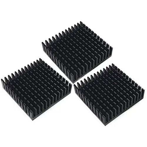 3pcs Aluminum Chipset Heat Radiator Cooling 40mm x 40mm x 11mm, Suitable for nema 17 Stepper Motor heatsink 3pcs Aluminum Chipset Heat Radiator Cooling 40mm x 40mm x 11mm, Suitable for nema 17 Stepper Motor heatsink