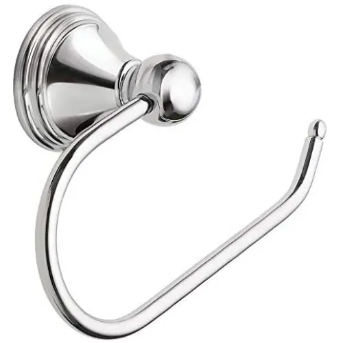 Moen DN8408CH Preston Collection Single Post European Toilet Paper Holder with Hardware, Pack of 1, Chrome Moen DN8408CH Preston Collection Single Post European Toilet Paper Holder with Hardware, Pack of 1, Chrome
