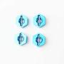 YIZAN 1Set/4Pcs Metal Hexagon Set for 12428 12423 1/12 Speed Rc Car Feiyue Fy-01/02/03/04/05 Upgrade Parts
