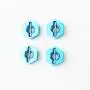 YIZAN 1Set/4Pcs Metal Hexagon Set for 12428 12423 1/12 Speed Rc Car Feiyue Fy-01/02/03/04/05 Upgrade Parts YIZAN 1Set/4Pcs Metal Hexagon Set for 12428 12423 1/12 Speed Rc Car Feiyue Fy-01/02/03/04/05 Upgrade Parts