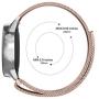 Solob 20mm Metal Band Compatible for Samsung Galaxy Watch 42mm/Active 2 40mm 44mm/Samsung Galaxy Watch 3 41mm/Gear Sport/Garmin Vivoactive 3 Stainless Steel Strap Quick Release Replacement Bands