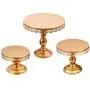 6Pcs Metal Crystal Cake Stand Cake Holder Cupcake Stand Dessert Tower Wedding Party Display Matte Gold 6Pcs Metal Crystal Cake Stand Cake Holder Cupcake Stand Dessert Tower Wedding Party Display Matte Gold