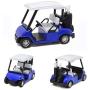 6 Pack Die-cast Metal Golf Cart Mini Model Toy 1:20 Scale Golfcart Pullback Vehicle (4.75 Inches)