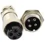 DGZZI 5Pairs GX16 4Pin Male Female Circular Aviation Connector Plug 16MM Wire Panel Metal Connector DGZZI 5Pairs GX16 4Pin Male Female Circular Aviation Connector Plug 16MM Wire Panel Metal Connector