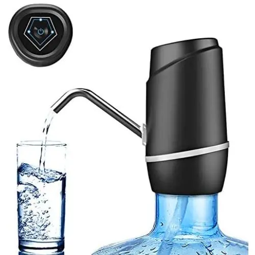 5 Gallon Water Dispenser,Electric Drinking Water Pump Portable Water Dispenser Universal USB Charging Water Bottle Pump For 2-5 Gallon With 2 Silicone 5 Gallon Water Dispenser,Electric Drinking Water Pump Portable Water Dispenser Universal USB Charging Water Bottle Pump For 2-5 Gallon With 2 Silicone