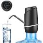 5 Gallon Water Dispenser,Electric Drinking Water Pump Portable Water Dispenser Universal USB Charging Water Bottle Pump For 2-5 Gallon With 2 Silicone