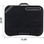 LapGear Designer Lap Desk with Phone Holder and Device Ledge - Gray Argyle - Fits up to 15.6 Inch Laptops - Style No. 45438
