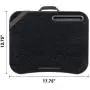 LapGear Designer Lap Desk with Phone Holder and Device Ledge - Gray Argyle - Fits up to 15.6 Inch Laptops - Style No. 45438