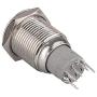 ESUPPORT 12V Car Red LED Headlihgt Symbol Push Button Metal Switch