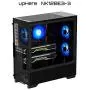 upHere 120mm Case Fan 3-Pin High Airflow Long Life Blue LED for Computer Cases Cooling,3-Pack,NK12BE3-3