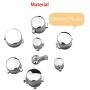 18-in-1 Replaceable Parts Xbox One Elite Controller Accessories Set Controller Parts Compatible Replaceable Sets for Xbox One Elite(Silver)