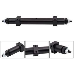 ZYCST Metal Non-Powered Rear Axle Tail Axle Upgrade Accessory Fit for Tamiya 1/14 RC Tractor Trailer Rear Axle Spare Parts (Black) (120mm)