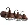 Kira Home Liberty 24'' 3-Light Modern Industrial Farmhouse Vanity/Bathroom Light, Brushed Bronze Finish