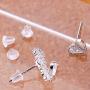Silicone Clear Earring Backs 1000 Pieces Bullet Earring Clutch by Yalis
