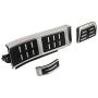 ROADFAR Drill Free Aluminum Fuel Accelerate Brake at Pedals Covers Compatible with 1992-2019 AUDI A4 S4 A5 A6 Q5 S5 A7 at Metal Aluminum Fuel Sports Pedal Full Set Accel