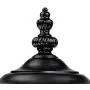 Bellagio Vintage Outdoor Post Light Black 21'' Tall Fixture Pier Mount for Deck Patio Porch - John Timberland