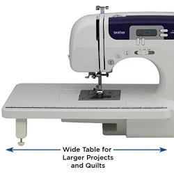 Brother Sewing and Quilting Machine, CS6000i, 60 Built-in Stitches, 2.0'' LCD Display, Wide Table, 9 Included Sewing Feet